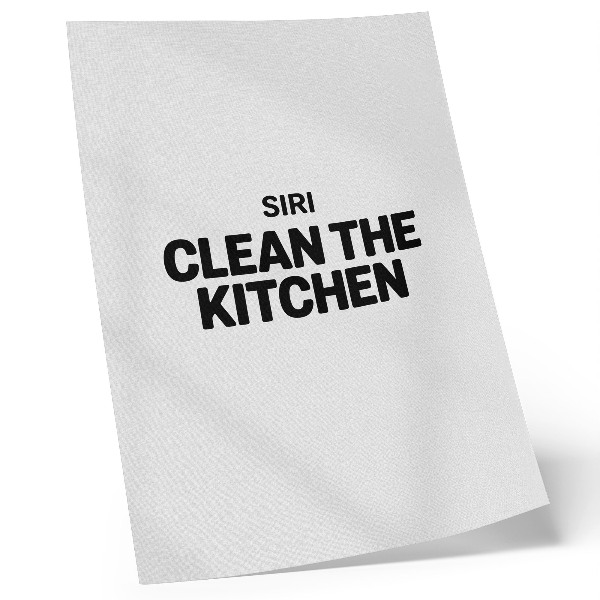 Plakat Minimalistični napis s kontrastnim motivom