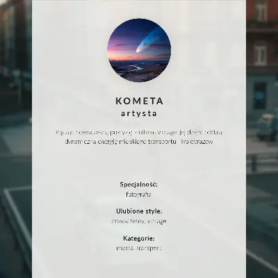 Plakat mestna ulična arhitektura z grafiti tramvaja