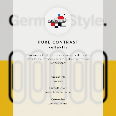Premium stenski plakat Geometrijske črke v živahnih barvah