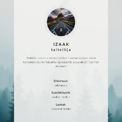 Umetniški tisk na platno Oblaki na modrem nebu, mir, harmonija