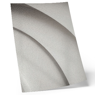 Eleganten plakat za dnevno sobo Minimalistična kompozicija z belimi krivuljami