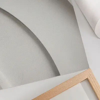 Minimalistična stenska dekoracija z belimi krivuljami elegantna plakatna umetnost za vašo dnevno sobo