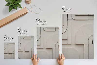 Umetniški tisk na platno Geometrijske oblike moderna kompozicija eleganca