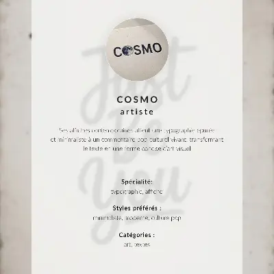 Eleganten plakat za dnevno sobo z humorističnim besedilom v minimalističnem kontrastnem slogu