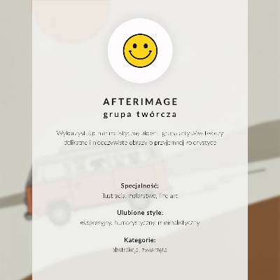 Eleganten plakat za dnevno sobo Modre rože, oranžni poudarki, temno modro ozadje