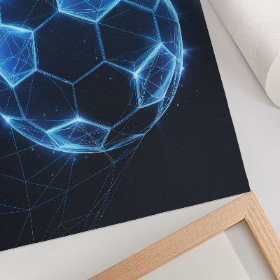 Eleganten plakat za dnevno sobo Geometrijske črte in luči digitalne krogle