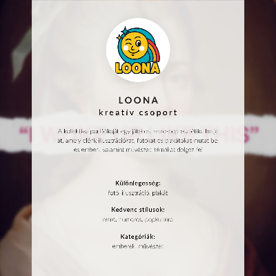 Premium stenski plakat Intenzivne barve, kontrastni retro vzorci
