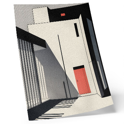 Premium stenski plakat Minimalistični geometrijski arhitekturni kontrast