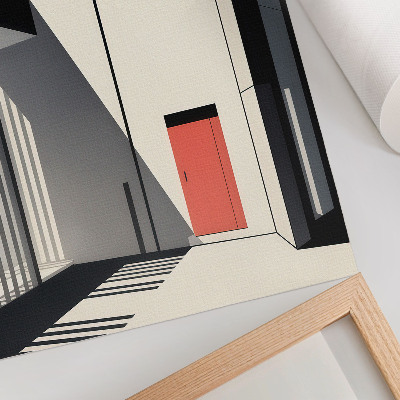 Premium stenski plakat Minimalistični geometrijski arhitekturni kontrast
