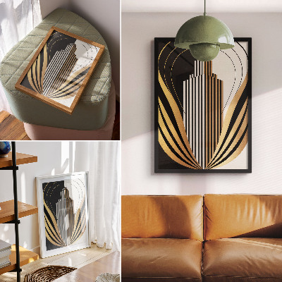 Plakat Arhitekturne linije združujejo eleganco in modernost