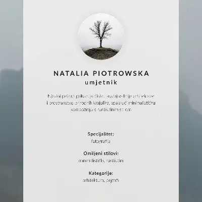 Plakat lesena koča v minimalističnem slogu ob vodi