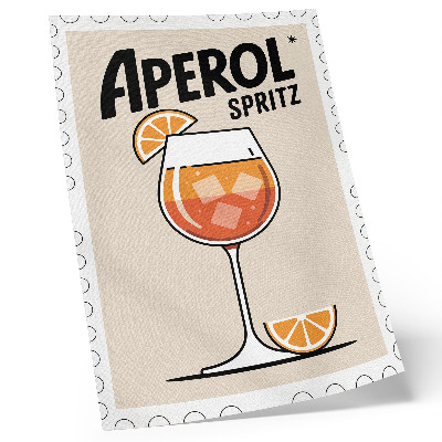 Plakat Aperol pijača oranžno ozadje