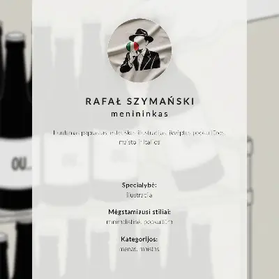 Plakat Aperol pijača na oranžnem ozadju