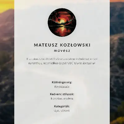 Plakat napis na hribih ob sončnem zahodu s pogledom na cesto