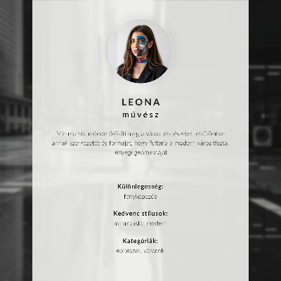 Eleganten plakat za dnevno sobo Moderna arhitektura z odprtimi balkoni
