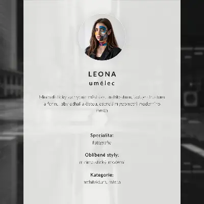 Plakat za dnevno sobo Moderna arhitektura z odprtimi balkoni