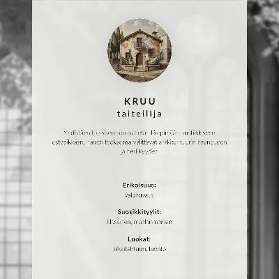 Plakat elegantna balustrada v klasični zeleni barvi za mirno vzdušje
