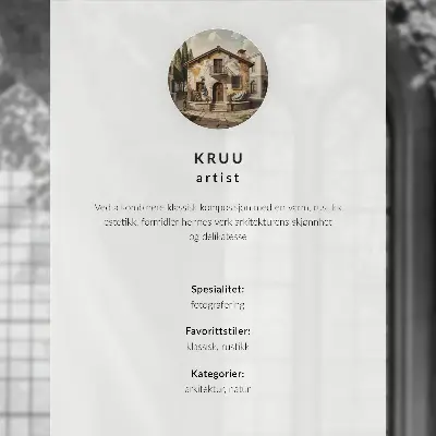 Plakat elegantna balustrada v klasični zeleni barvi za mirno vzdušje