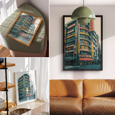 Plakat Barviti napisi na modernističnih stavbah