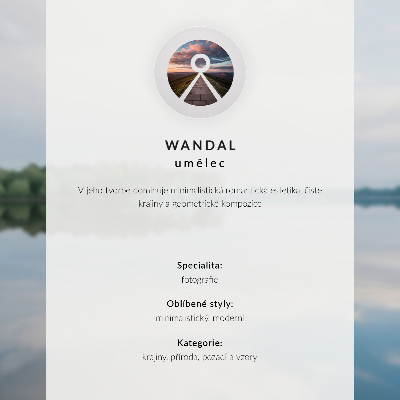 Premium stenski plakat Valovi nežno pljuskajo ob pesek, mirno vzdušje