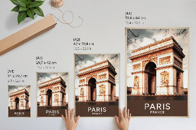 Plakat Podrobnosti klasične arhitekture zmagoslavnega loka
