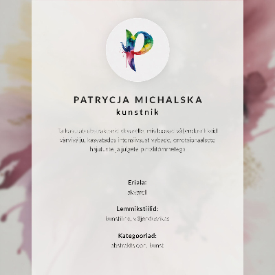 Eleganten plakat za dnevno sobo Figura v svetlih barvah z mečem