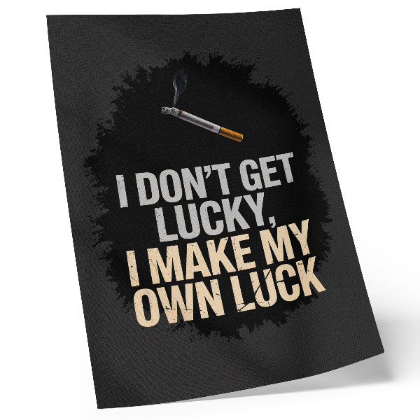 Premium stenski plakat Motivacijski slogan: minimalistično oblikovanje