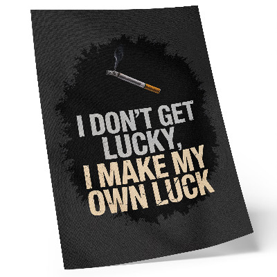Premium stenski plakat Motivacijski slogan: minimalistično oblikovanje