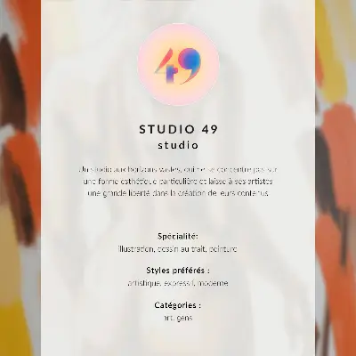 Premium stenski plakat mirna sprostitvena scena z žensko na roza kavču