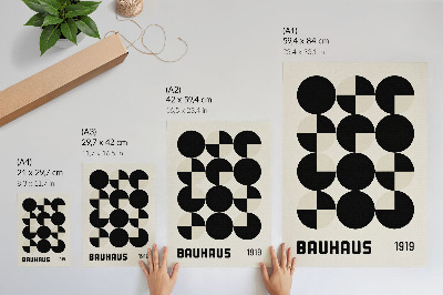 Premium stenski plakat Geometrijske oblike harmonija modernost minimalizem