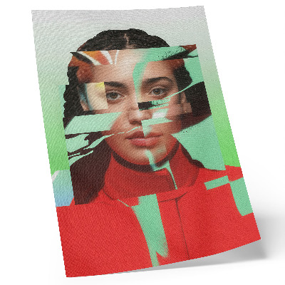 Premium stenski plakat Fragmentiran pogled na moderno pop art