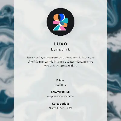 Abstraktni plakat s pisanimi spiralami eleganten dekor za dnevno sobo