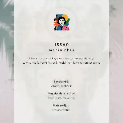 Plakat nadrealistični motiv figura v puščavi