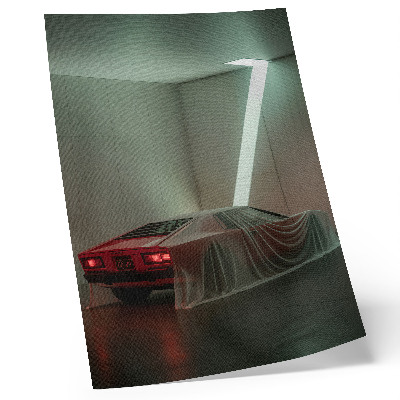 Plakat Klasična avtomobilska luč minimalizem eleganca