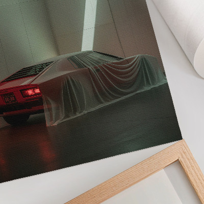 Plakat Klasična avtomobilska luč minimalizem eleganca
