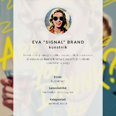Eleganten plakat za dnevno sobo Pop art slog, pisani poudarki, dinamična kompozicija