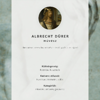 Plakat Evina roka (1507) Albrechta Dürerja