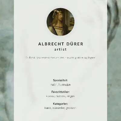 Premium stenski plakat Študija po Dürerju: Sveti Krištof II. avtorja Albrechta Dürerja