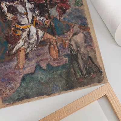 Premium stenski plakat Študija po Dürerju: Sveti Krištof II., Albrecht Dürer