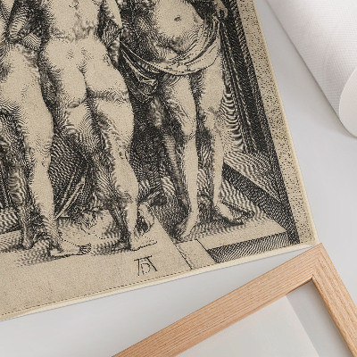 Plakat Štiri gole ženske, Albrecht Dürer