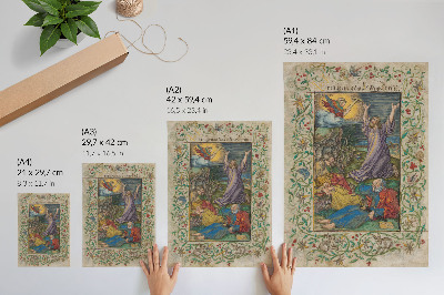 Plakat Kristus na Oljski gori (1508 in 1580), delo Albrechta Dürerja in Georga Macka starejšega