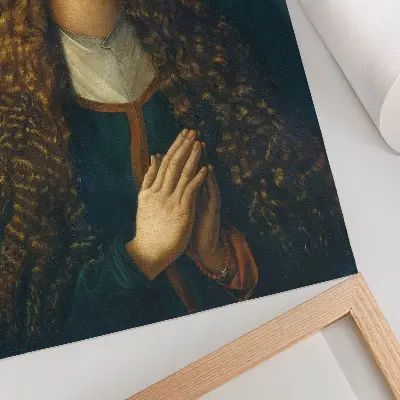 Premium stenski plakat portret mlade ženske z razpuščenimi lasmi, Albrecht Dürer, 1497