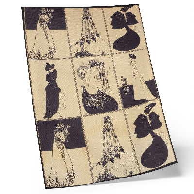 Umetniški tisk na platno Panel Aubrey Vincent Beardsley