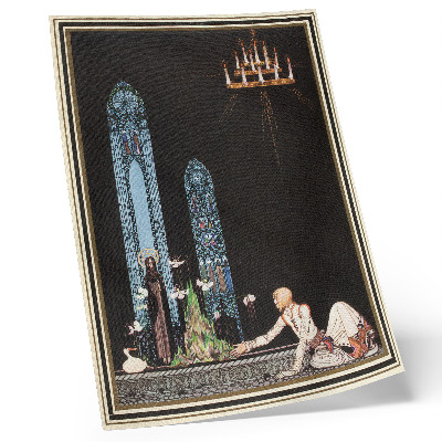 Eleganten plakat za dnevno sobo Ilustracija Kay Nielsen za knjigo 
