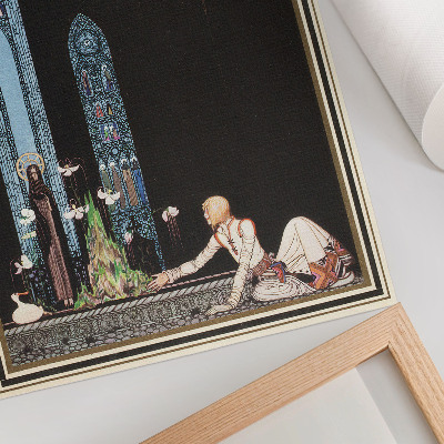 Eleganten plakat za dnevno sobo Ilustracija Kay Nielsen za knjigo 