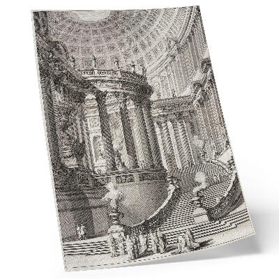 Umetniški tisk na platno Antični tempelj - Giovanni Battista Piranesi