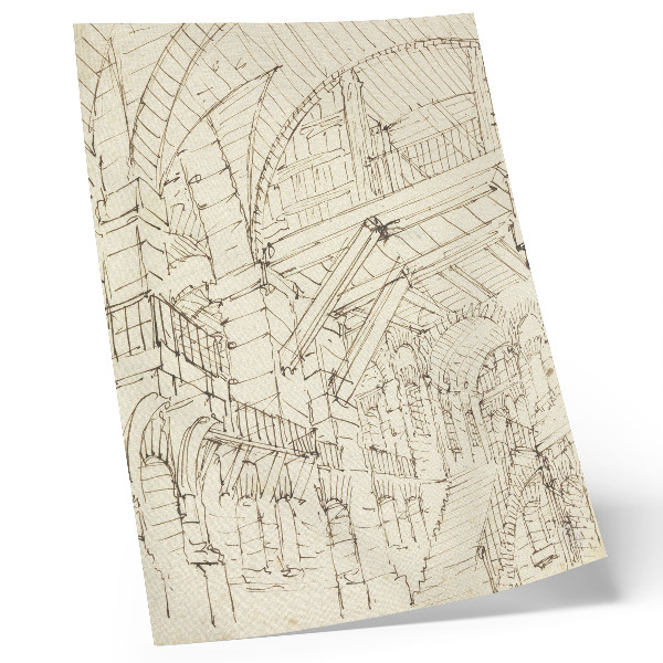 Eleganten plakat za dnevno sobo Arhitekturne študije, null Giovanni Battista Piranesi