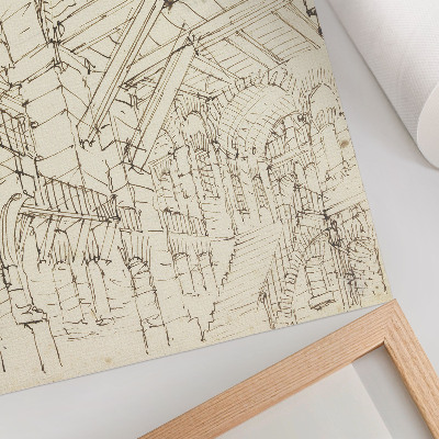 Eleganten plakat za dnevno sobo Arhitekturne študije, null Giovanni Battista Piranesi
