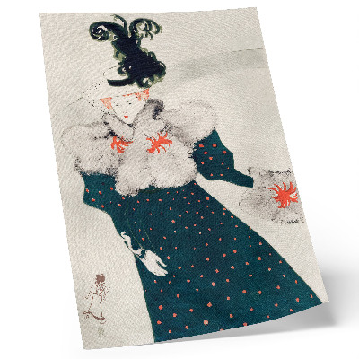 Eleganten plakat za dnevno sobo La revue blanche (1895), tisk visoke ločljivosti Henrija de Toulouse-Lautreca