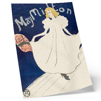 Plakat Maj Milton (1895) – visokoločljivostni odtis Henrija de Toulouse-Lautreca
